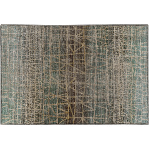 Machine Washable Nexus Teal Rug