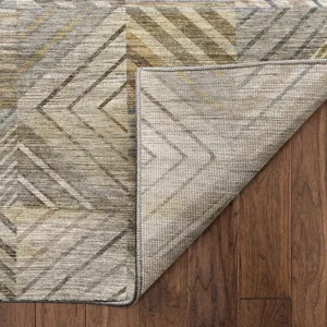 Machine Washable Nexus Beige 8\' x 10\' Rug