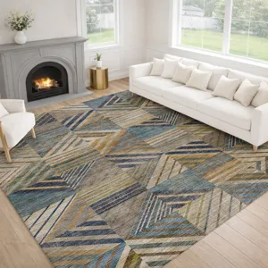 Machine Washable Nexus Denim 8\' x 10\' Rug