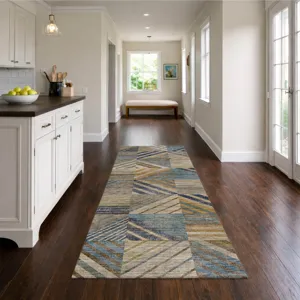 Machine Washable Nexus Denim 2\'3\" x 7\'6\" Runner Rug