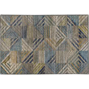 Machine Washable Nexus Denim Rug