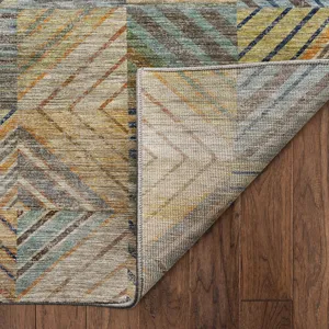 Machine Washable Nexus Multi 9\' x 12\' Rug