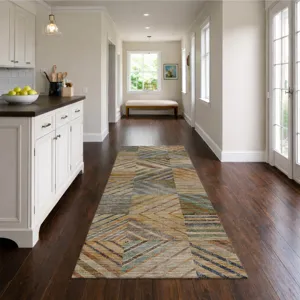 Machine Washable Nexus Multi 2\'3\" x 7\'6\" Runner Rug