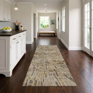 Machine Washable Nexus Ivory 2\'3\" x 7\'6\" Runner Rug