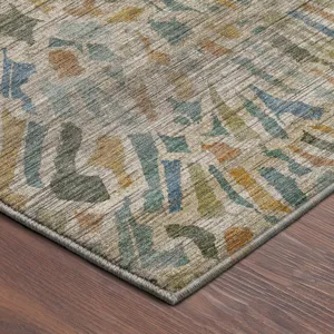 Machine Washable Nexus Seaside 3\' x 5\' Rug