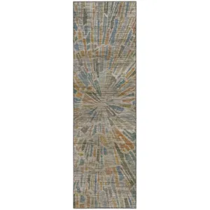 Machine Washable Nexus Seaside 2\'3\" x 7\'6\" Runner Rug