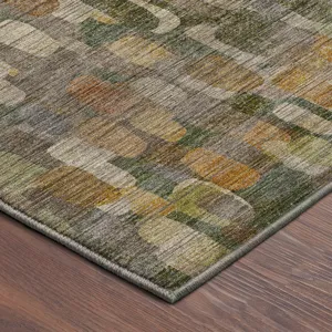 Machine Washable Nexus Basil 8\' x 8\' Round Rug