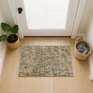 Machine Washable Nexus Beige 1\'8\" x 2\'6\" Rug
