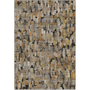 Machine Washable Nexus Black Rug