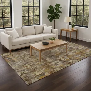 Machine Washable Nexus Chocolate 8\' x 10\' Rug