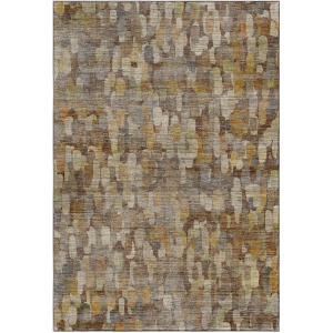 Machine Washable Nexus Chocolate Rug