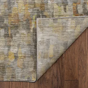Machine Washable Nexus Gray 2\'3\" x 7\'6\" Runner Rug