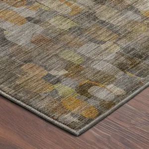Machine Washable Nexus Gray 2\'3\" x 7\'6\" Runner Rug