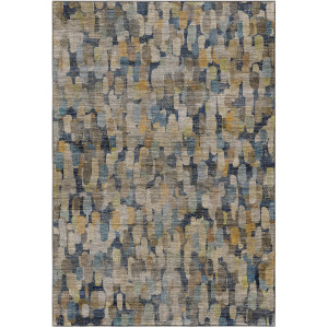 Machine Washable Nexus Navy Rug