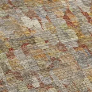 Machine Washable Nexus Paprika 9\' x 12\' Rug