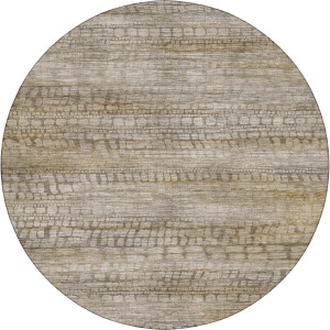 Machine Washable Nexus Beige 8' x 8' Round Rug