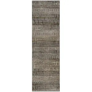 Machine Washable Nexus Gray 2\'3\" x 7\'6\" Runner Rug