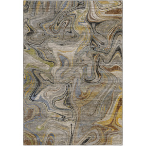 Machine Washable Nexus Gray Rug