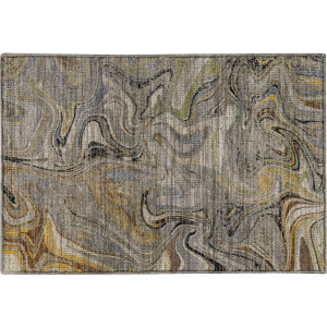 Machine Washable Nexus Gray Rug