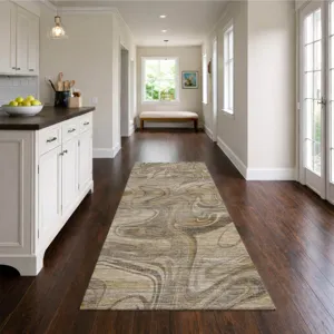 Machine Washable Nexus Ivory 2\'3\" x 7\'6\" Runner Rug