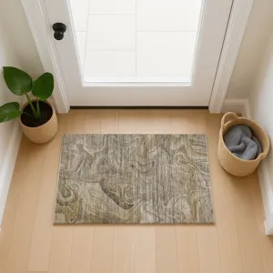 Machine Washable Nexus Ivory 1\'8\" x 2\'6\" Rug