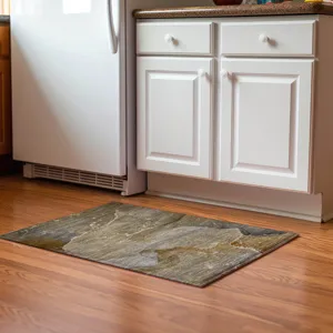 Luxury Washable Odyssey Chocolate 1\'8\" x 2\'6\" Rug