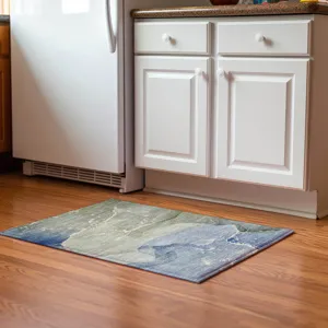 Luxury Washable Odyssey Sky 1\'8\" x 2\'6\" Rug