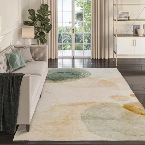 Luxury Washable Odyssey Beige 8\' x 10\' Rug