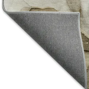 Luxury Washable Odyssey Taupe 10\' x 14\' Rug