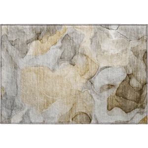 Luxury Washable Odyssey Taupe Rug