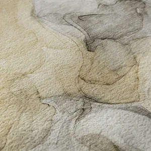 Luxury Washable Odyssey Taupe 10\' x 14\' Rug