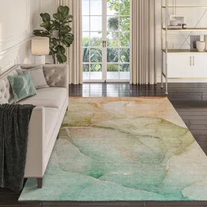 Luxury Washable Odyssey Taupe 8\' x 10\' Rug