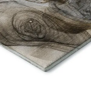 Luxury Washable Odyssey Beige 3\' x 5\' Rug