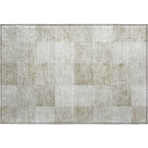 Machine Washable Indoor/Outdoor Pacifica Beige Rug