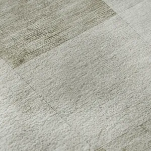 Machine Washable Indoor/Outdoor Pacifica Beige 8\' x 8\' Round Rug