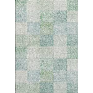 Machine Washable Indoor/Outdoor Pacifica Seafoam Rug
