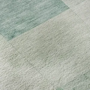Machine Washable Indoor/Outdoor Pacifica Seafoam 2\'3\" x 7\'6\" Runner Rug