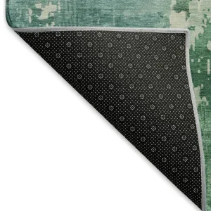 Machine Washable Indoor/Outdoor Pacifica Emerald 5\' x 7\'6\" Rug