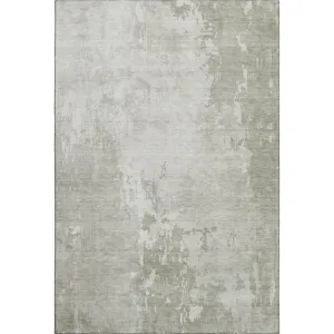 Machine Washable Indoor/Outdoor Pacifica Linen 9\' x 12\' Rug