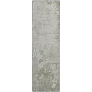Machine Washable Indoor/Outdoor Pacifica Linen 2\'3\" x 7\'6\" Runner Rug