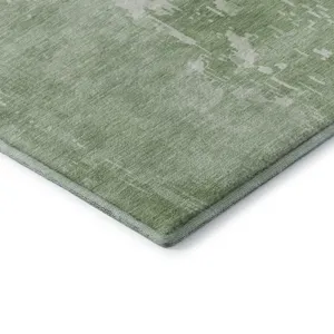 Machine Washable Indoor/Outdoor Pacifica Mint 5\' x 7\'6\" Rug