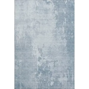 Machine Washable Indoor/Outdoor Pacifica Sky 9\' x 12\' Rug