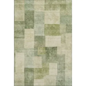 Machine Washable Indoor/Outdoor Pacifica Aloe 8\' x 10\' Rug