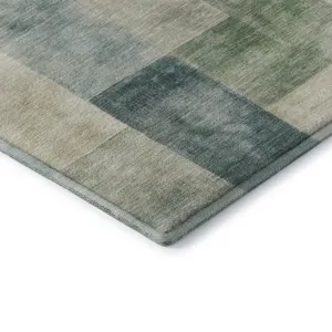 Machine Washable Indoor/Outdoor Pacifica Seafoam 5\' x 7\'6\" Rug