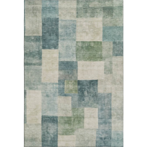 Machine Washable Indoor/Outdoor Pacifica Seafoam Rug