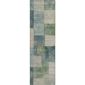 Machine Washable Indoor/Outdoor Pacifica Seafoam 2'3