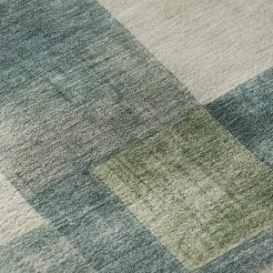 Machine Washable Indoor/Outdoor Pacifica Seafoam 5\' x 7\'6\" Rug