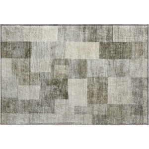 Machine Washable Indoor/Outdoor Pacifica Taupe Rug