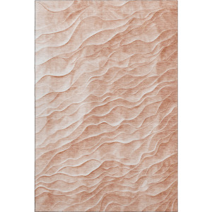 Machine Washable Indoor/Outdoor Pacifica Coral Rug