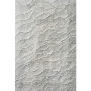 Machine Washable Indoor/Outdoor Pacifica Taupe Rug